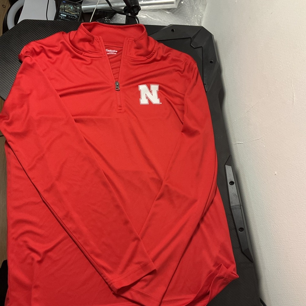 Nebraska Cornhuskers Men's Size L Red, Long Sleeve Sweatshirt